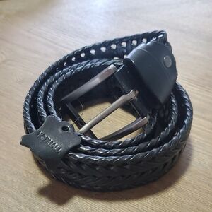 Men's Black Woven Belt by